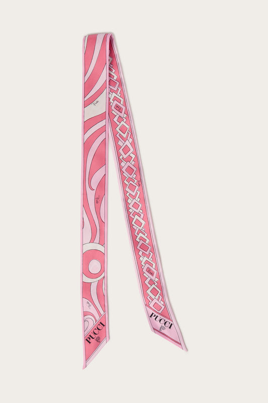 Mixed Print Silk Bandeau