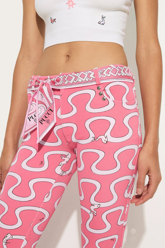 Mixed Print Silk Bandeau