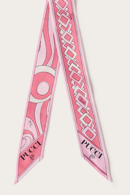 Mixed Print Silk Bandeau