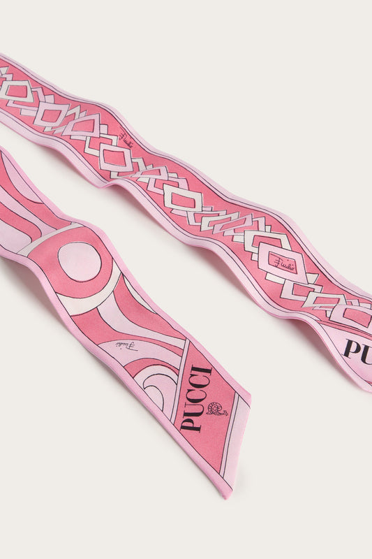 Mixed Print Silk Bandeau