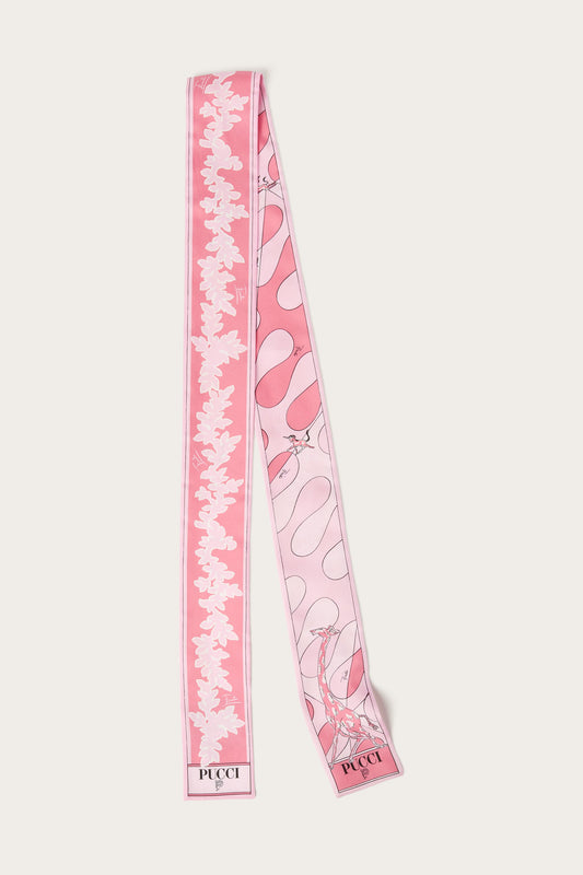Mixed Print Silk Bandeau