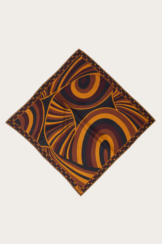 Iride Print Silk Scarf