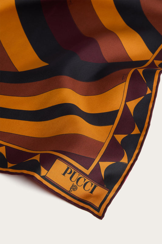 Iride Print Silk Scarf