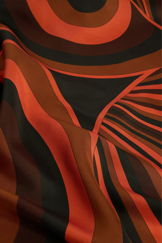 Iride Print Silk Scarf