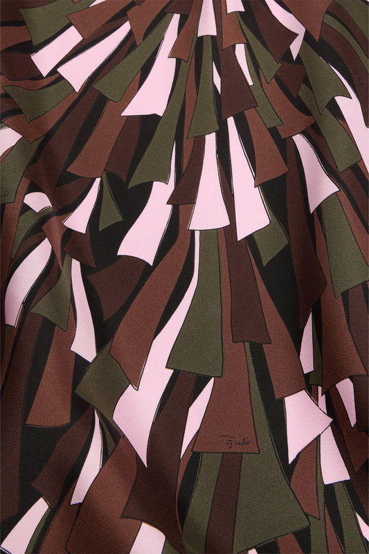 Baiadera Print Silk Triangle Scarf