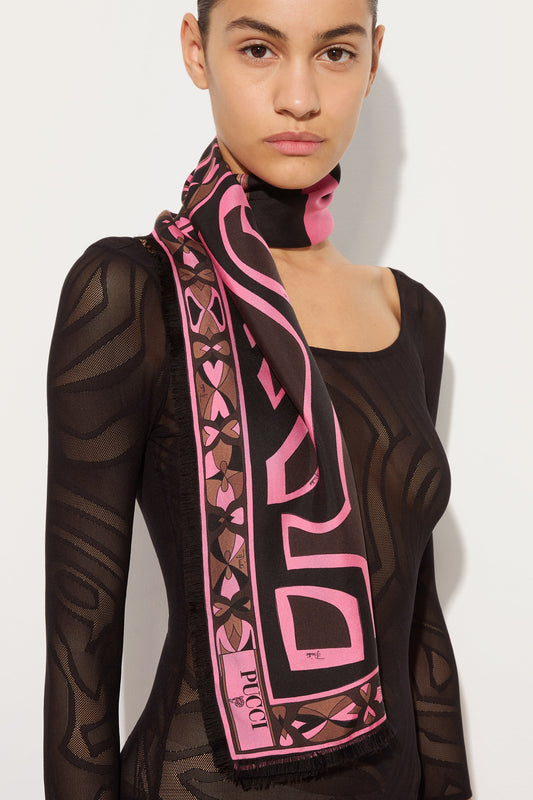 Mixed Print Silk Stole