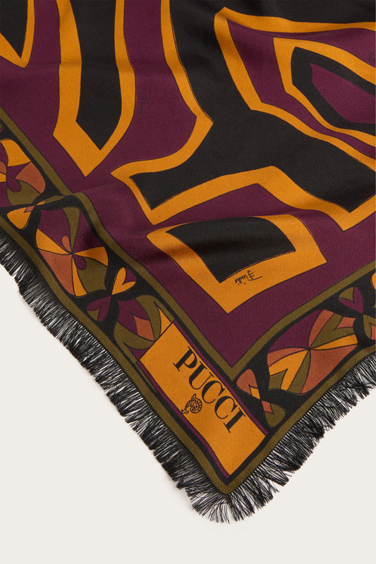 Mixed Print Silk Stole