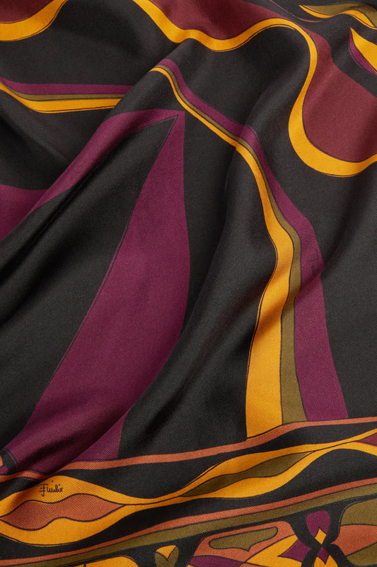 Mixed Print Silk Stole