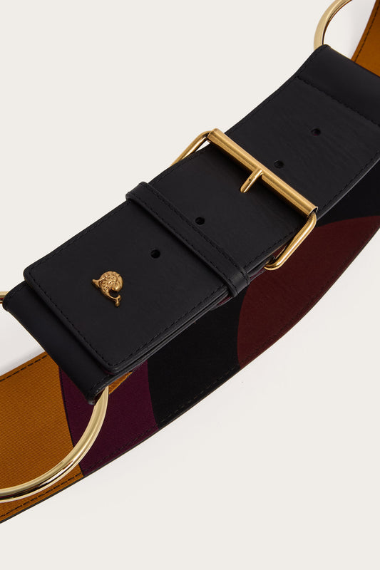Leather Belt with Rings