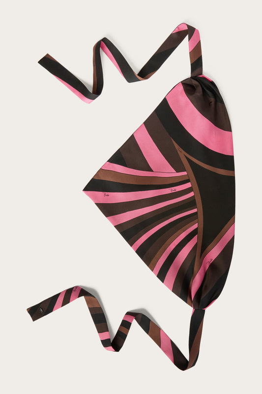 Iride Print Silk Bandana
