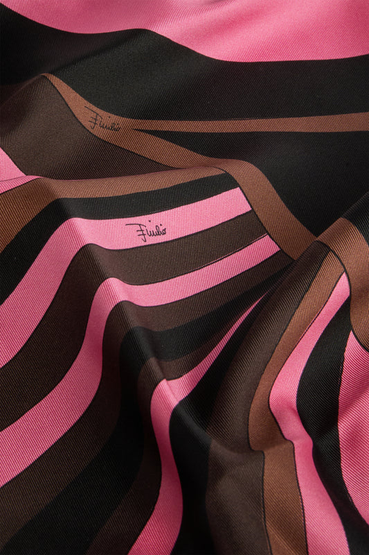 Iride Print Silk Bandana