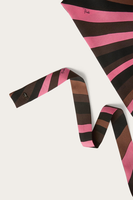 Iride Print Silk Bandana