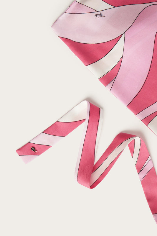 Marmo Print Silk Bandana