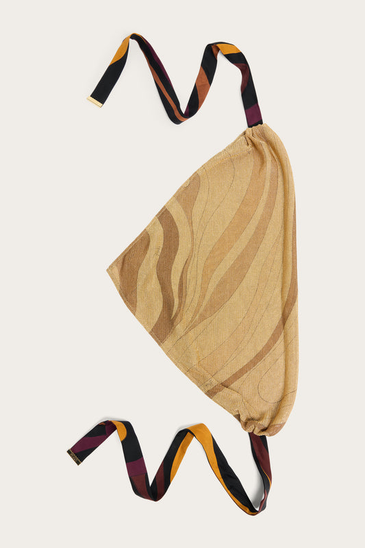 Marmo Print Lurex Bandana
