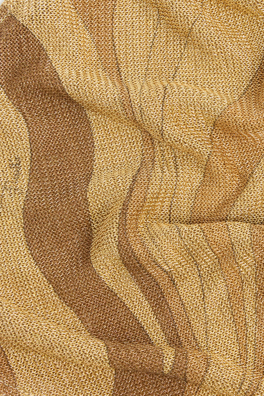 Bandana in Lurex in Stampa Marmo