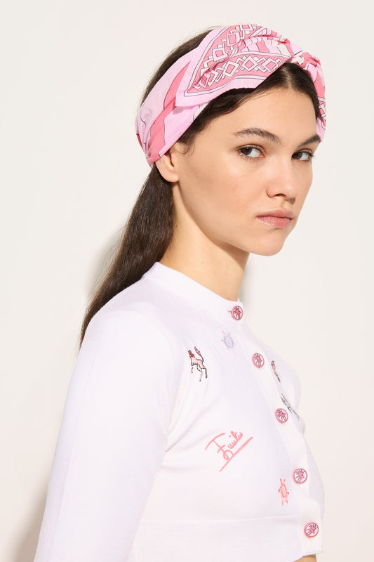 Iride Print Cotton Headband