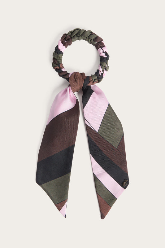 Elastico Foulard in Seta in Stampa Iride