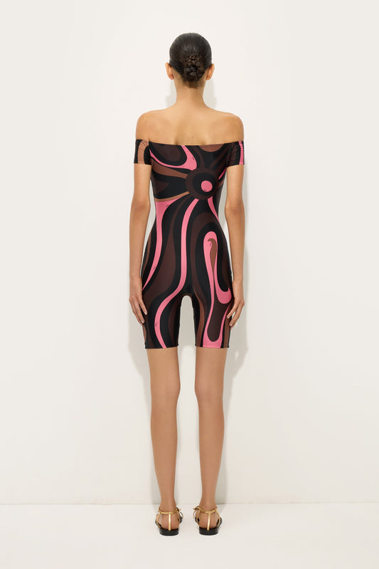 Marmo Print Jumpsuit