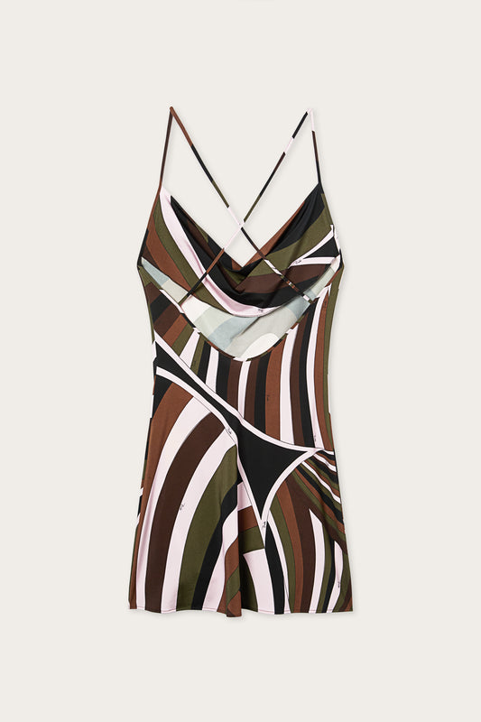 Iride Print Jersey Dress