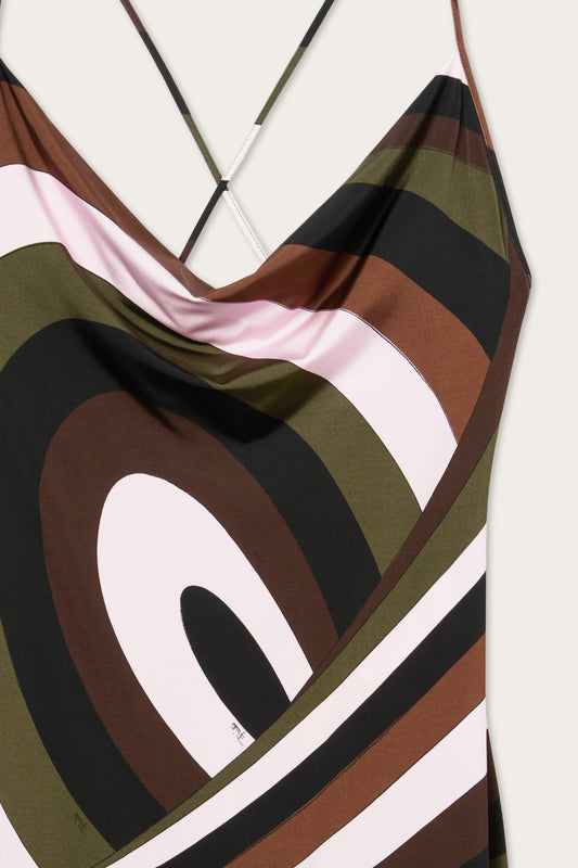 Iride Print Jersey Dress
