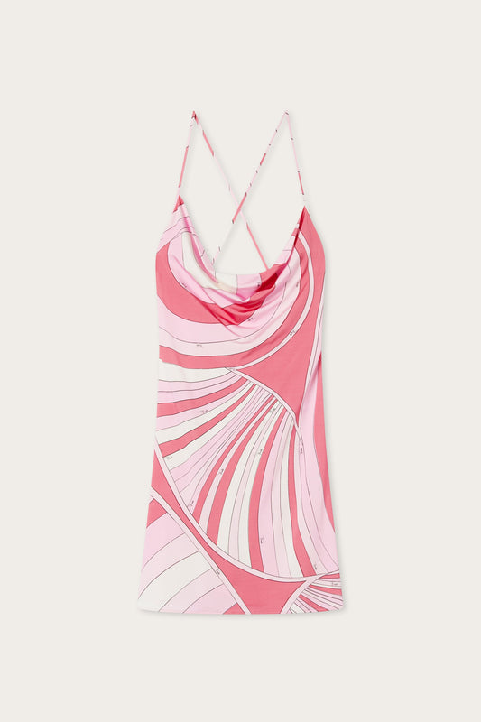Iride Print Jersey Dress