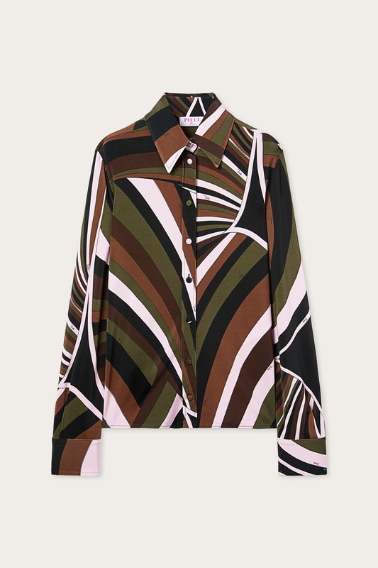 Iride Print Jersey Shirt