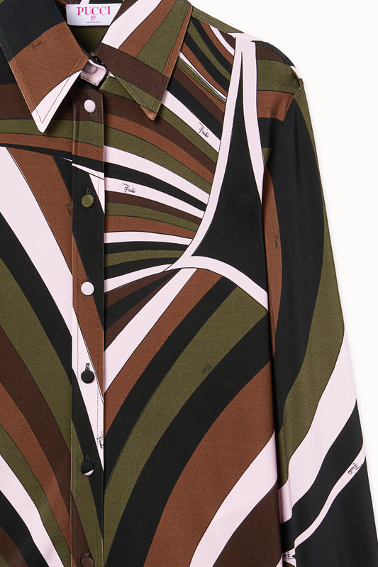Iride Print Jersey Shirt