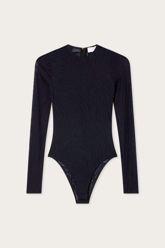 Body in Tulle Jacquard