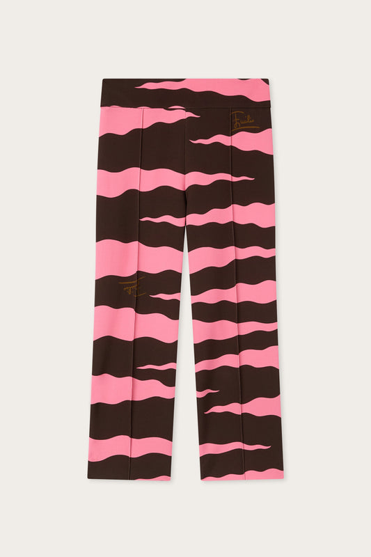 Fiamme Print Capri Pants