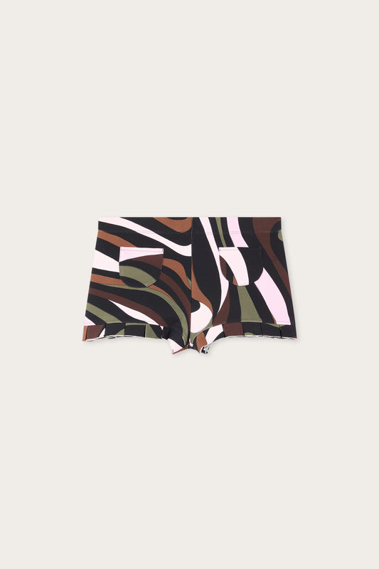 Marmo Print Jersey Shorts