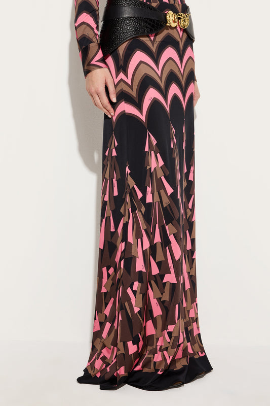 Gonna in Jersey in Stampa Baiadera