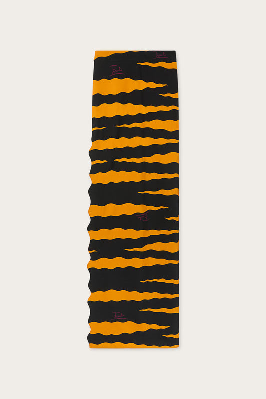 Fiamme Print Jersey Skirt