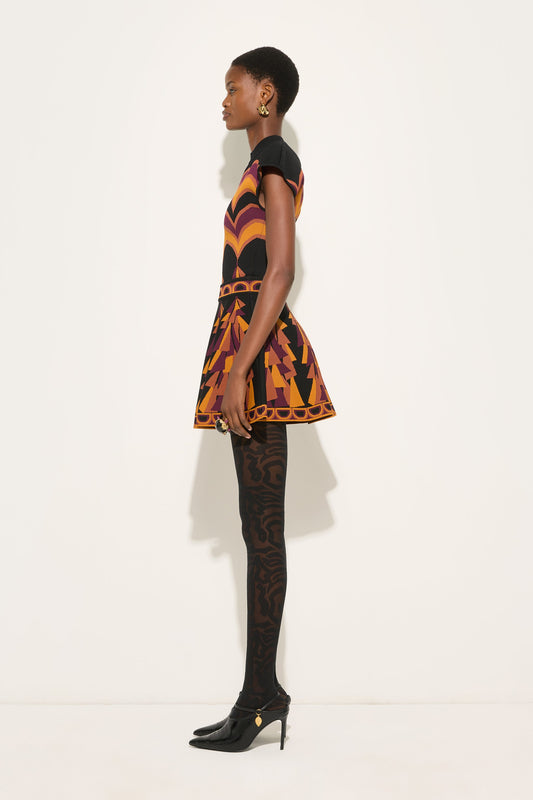 Top Jacquard in Stampa Baiadera