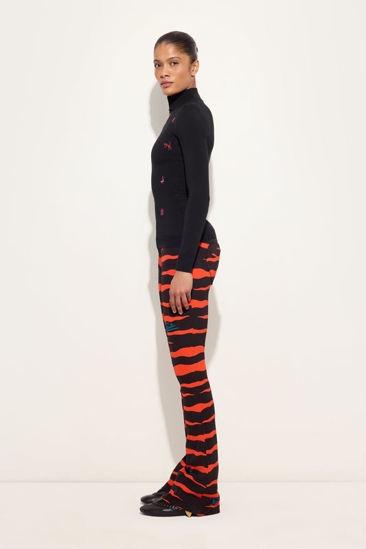 Maglione Ricamato in Lana
