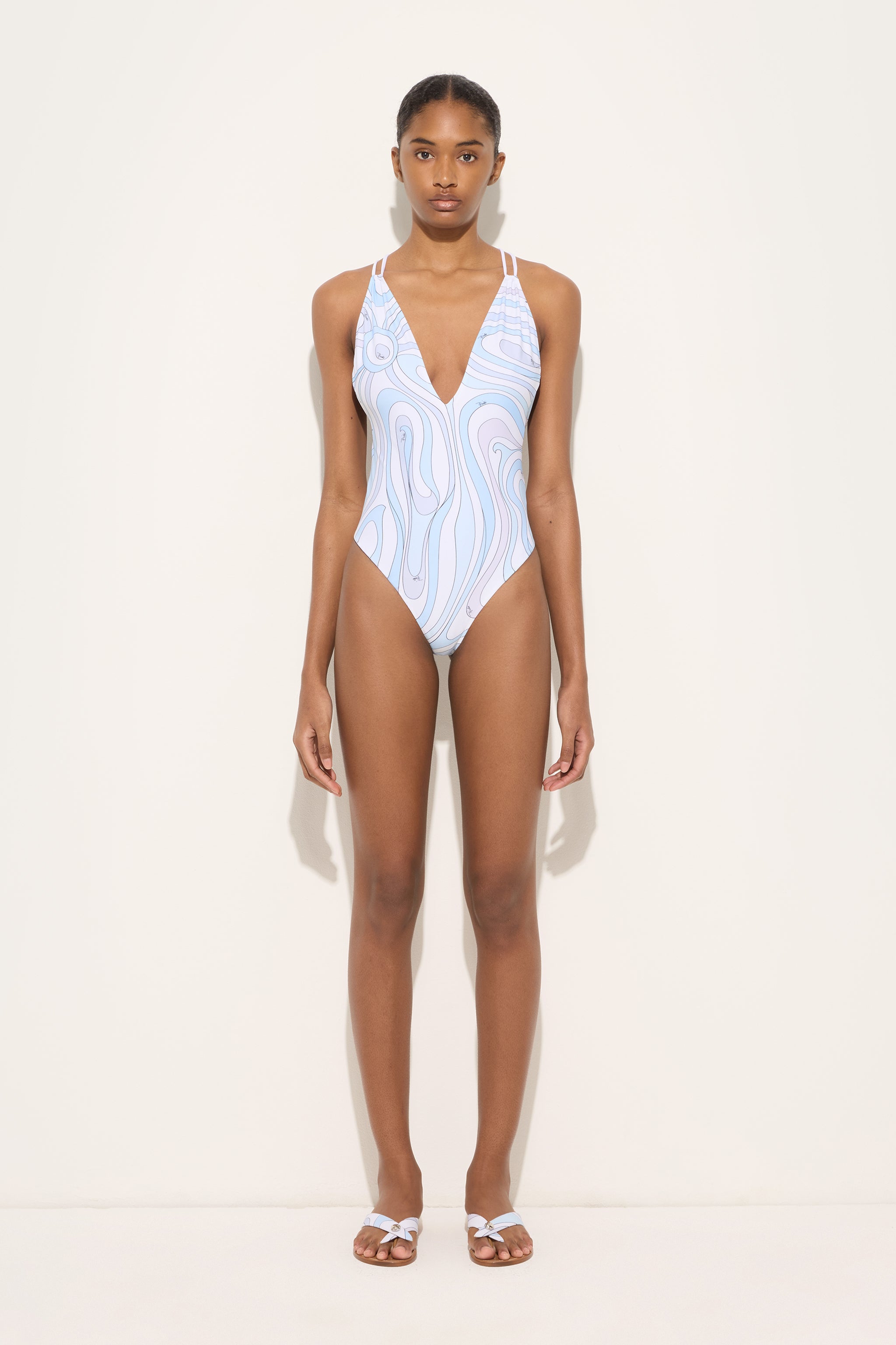 Orchidee Print Swimsuit – PUCCI