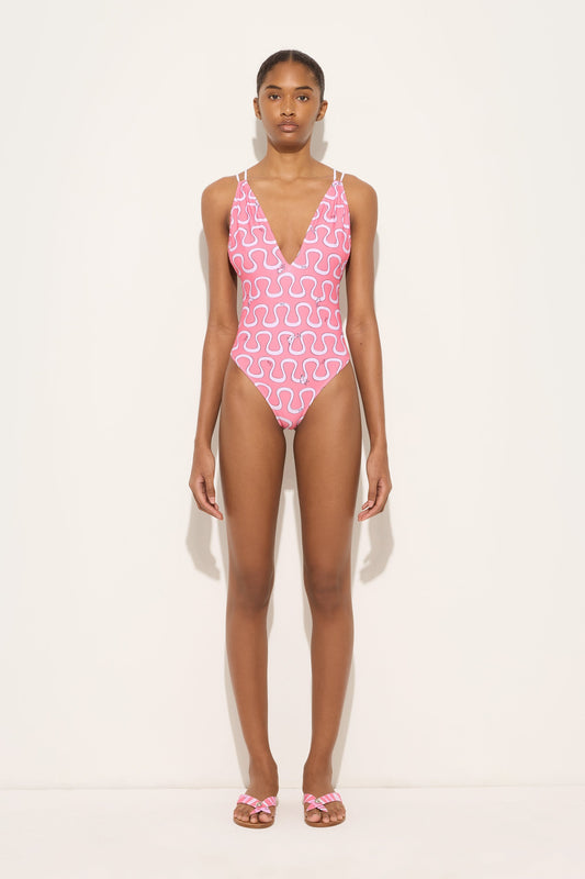 Onda Print Swimsuit
