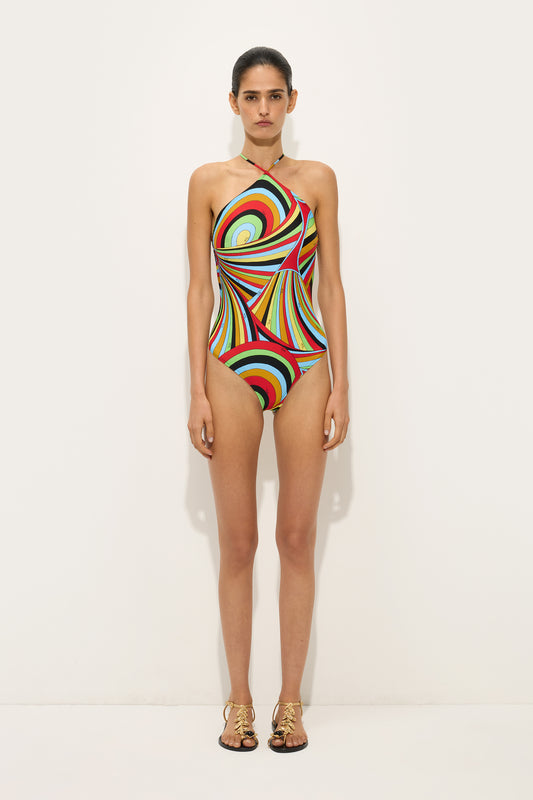 Iride Print Swimsuit