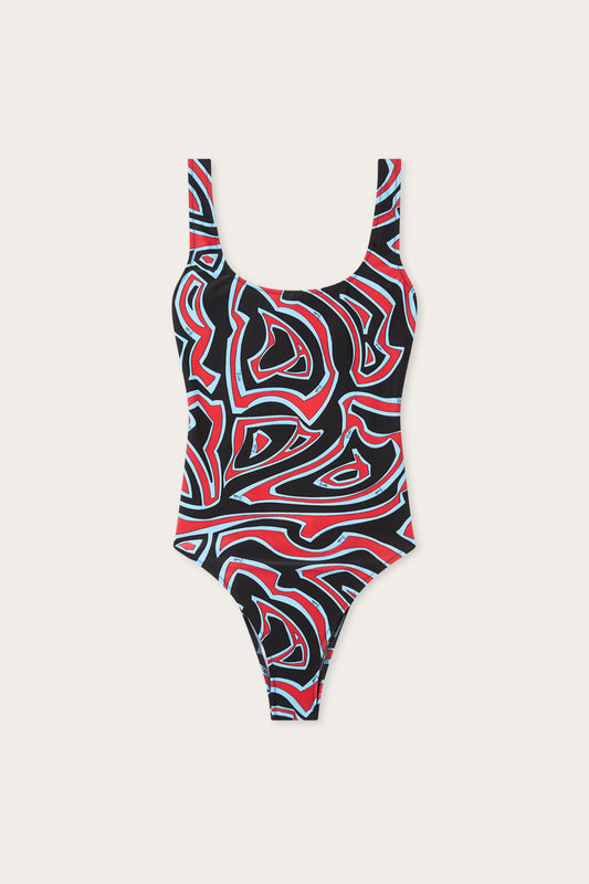 Labirinto Print Swimsuit