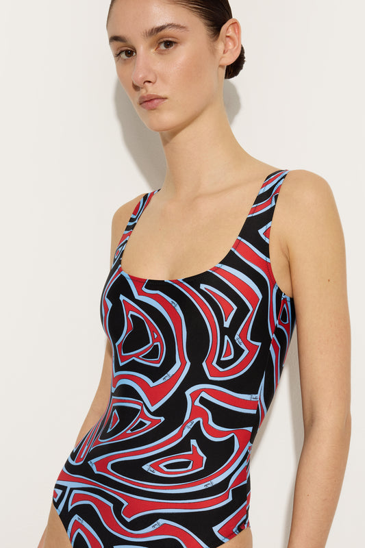 Labirinto Print Swimsuit