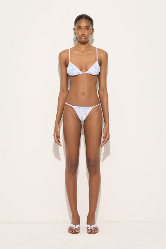 Marmo Print  Bikini Top