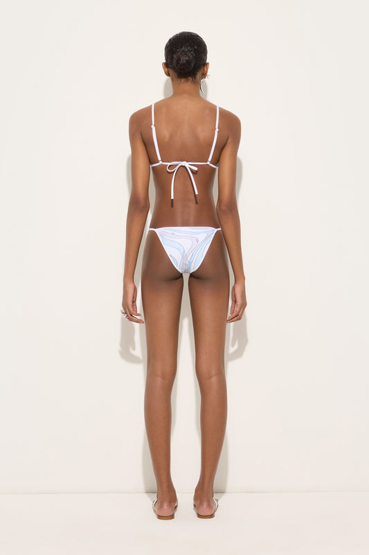 Marmo Print  Bikini Top
