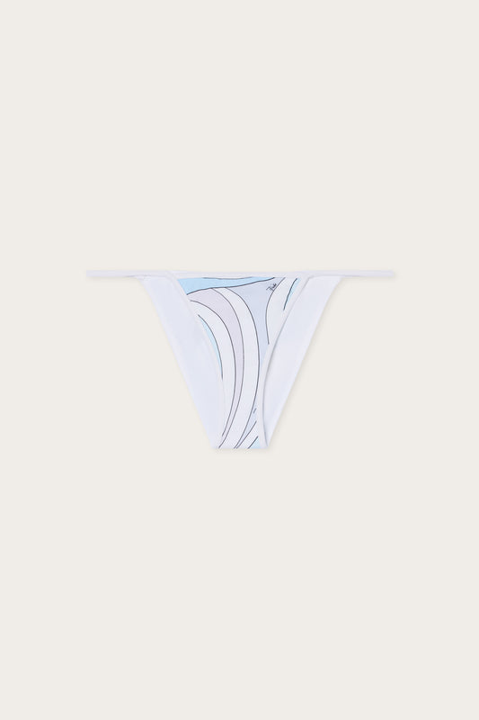 Marmo Print Bikini Bottom