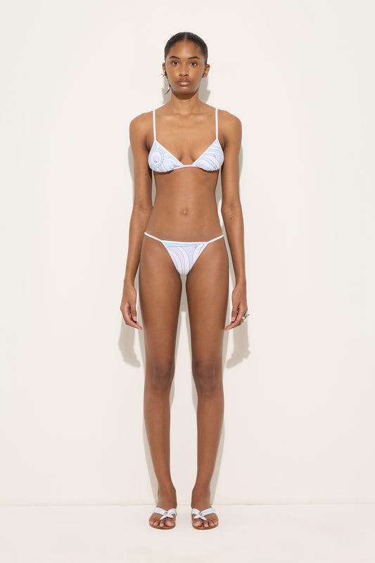 Marmo Print Bikini Bottom
