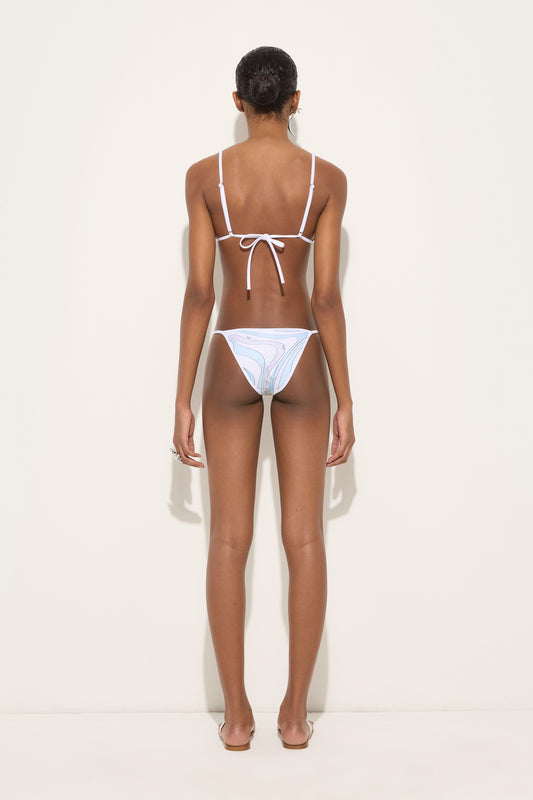 Marmo Print Bikini Bottom