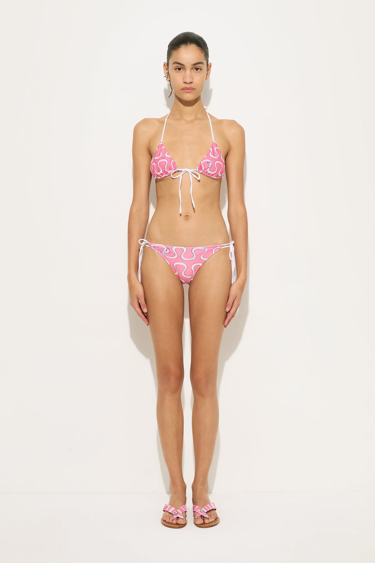Onda Print Bikini Top