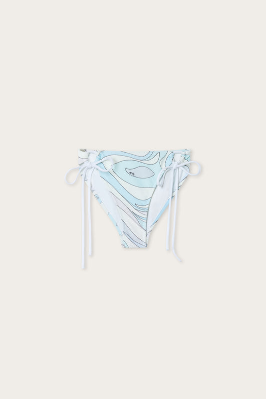 Marmo Print Bikini Bottom