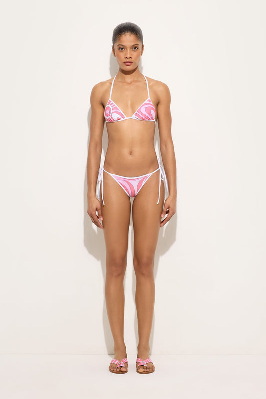 Marmo Print  Bikini Top