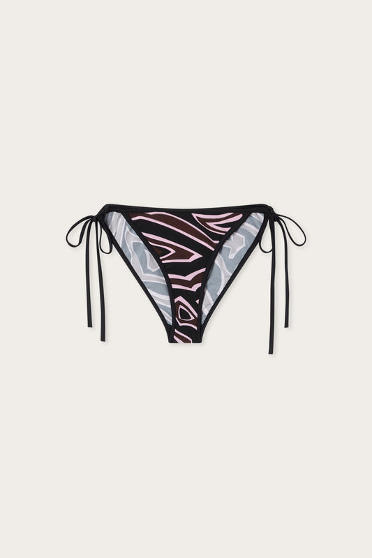 Slip Bikini in Stampa Labirinto