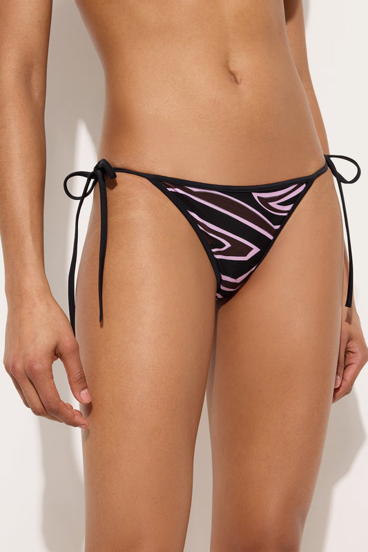 Slip Bikini in Stampa Labirinto