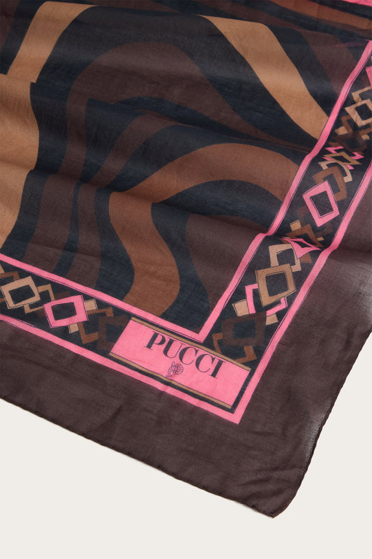 Pareo in Cotone in Stampa Marmo